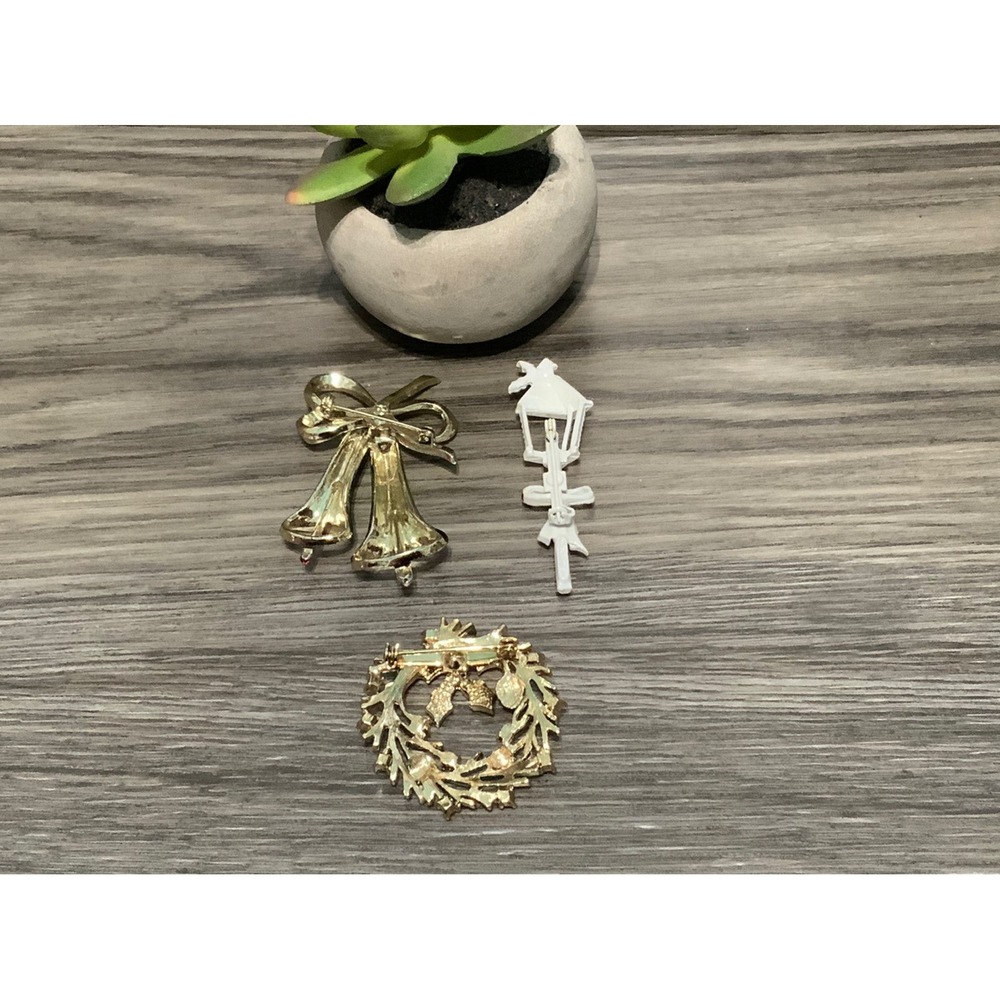Bundle of 3‎ Christmas Brooches Pins - Picture 2 of 3